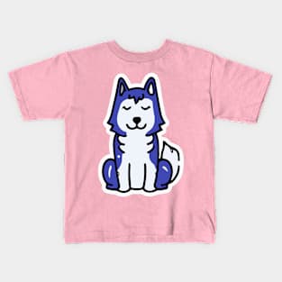 Spiritual Husky Yoga Dog Lover Malamute Kids T-Shirt